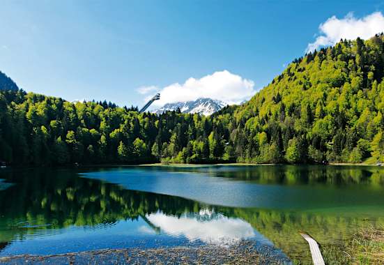 Kühle Touren für heiße Tage: Freibergsee in Bayern
