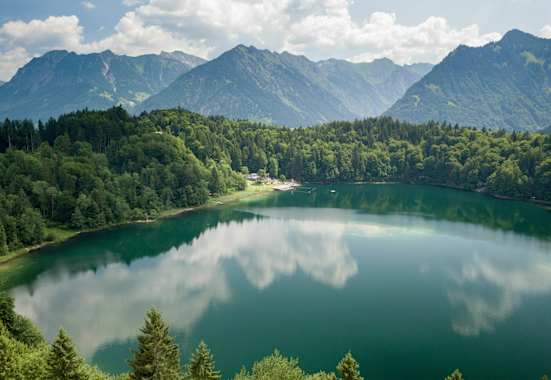Der Freibergsee - Deutschlands höchstgelegener Badesee