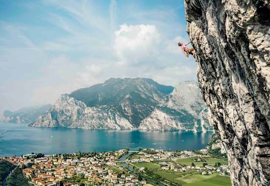 Klettern am Gardasee ist einfach legendär.