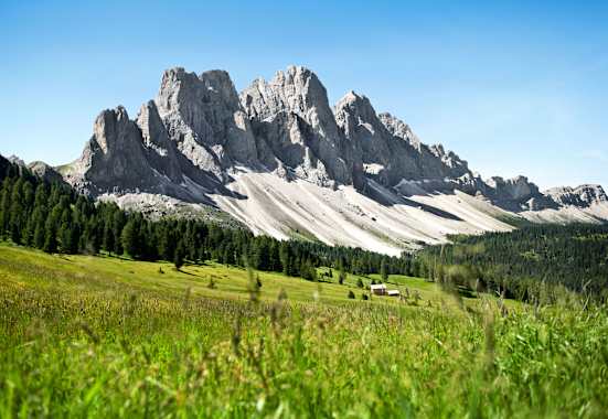 Die Geislergruppe in Südtirol