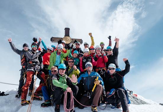Team Bergwelten 2018 am höchsten Punkt Österreichs!