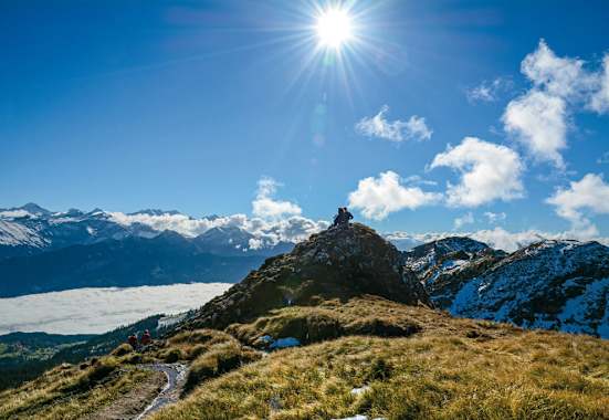 Güggisgrat: Niederhorn in der Schweiz