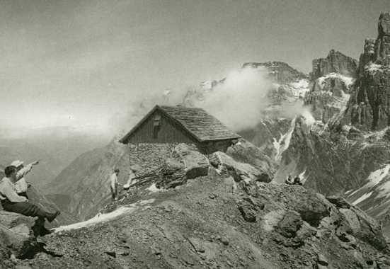 Grünhornhütte historisch