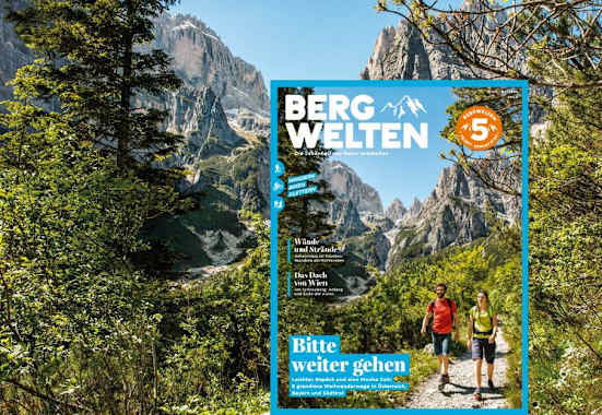 Das aktuelle Bergwelten Magazin (April/Mai 2020)