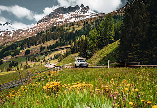 Felbertauernstraße, Bergkulisse