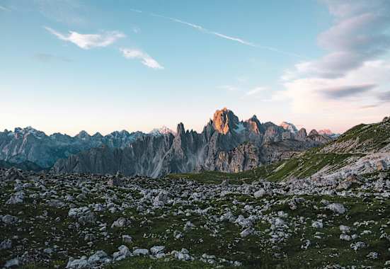 Bergplateau in den Alpen