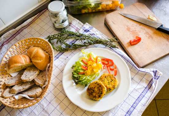 Hirse-Kartoffel-Laibchen 