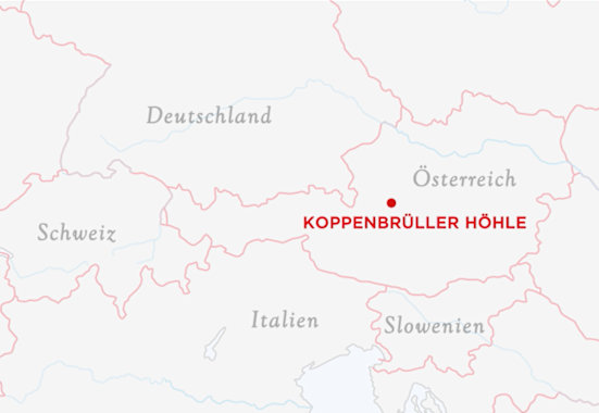 Landkarte Koppenbrüllerhöhle