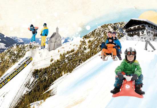 Bergwelten Illustration Oberaudorf Bayern Mein Wochenende