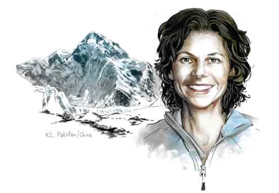 Gerlinde Kaltenbrunner und der K2 (Pakistan/China)