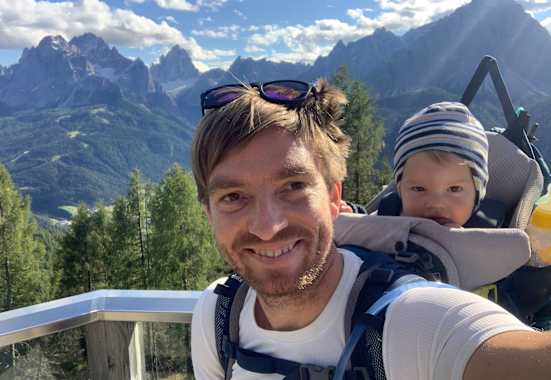 Julian Paschinger mit Sohn Tobias