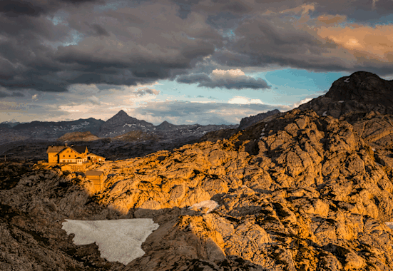 Ingolstädter Haus in den Berchtesgadener Alpen in Salzburg