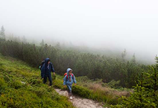 Wandern mit Kindern Wetter