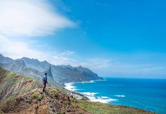 Blick über die Nordküste Teneriffas