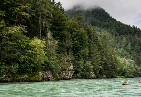 Kanuwandern an der Drau  