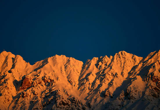 Kemacher im Karwendel: Blick auf die Nordkette bei Innsbruck in Tirol