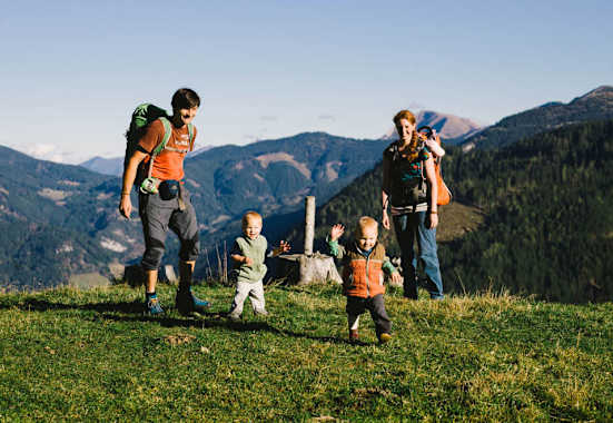 Kinder am Berg: Wandern mit der Familie