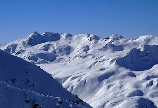 Blick in die Kitzbüheler Alpen rund um Hopfgarten im Brixental in Tirol