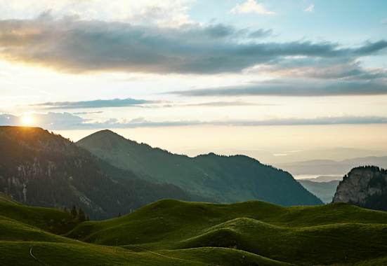Klewenalp am Vierwaldstättersee in der Schweiz