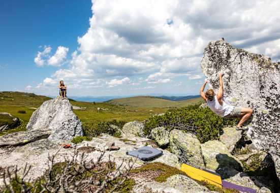 Bouldern auf der Kärntner Koralpe