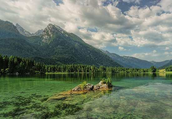 Kraftplatz am Hintersee bei Ramsau