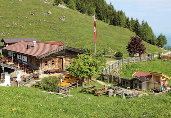 Die kinderfreundliche Kranzhorn Alm in Tirol