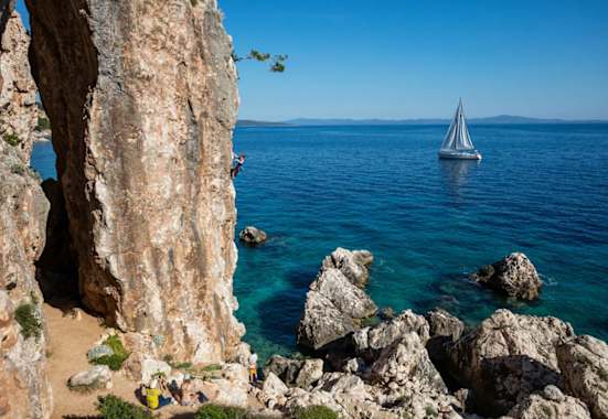 Segeln und Klettern in Kroatien