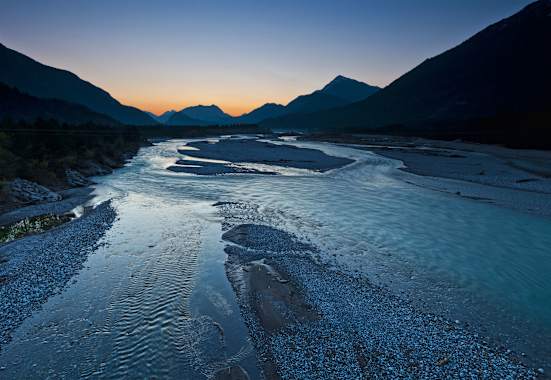 Die Lech im Tiroler Lechtal