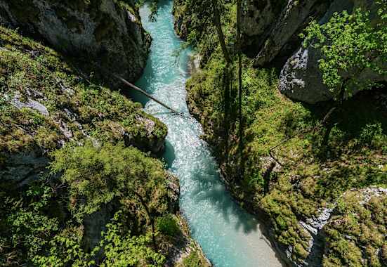 Leutaschklamm zwischen Bayern und Tirol