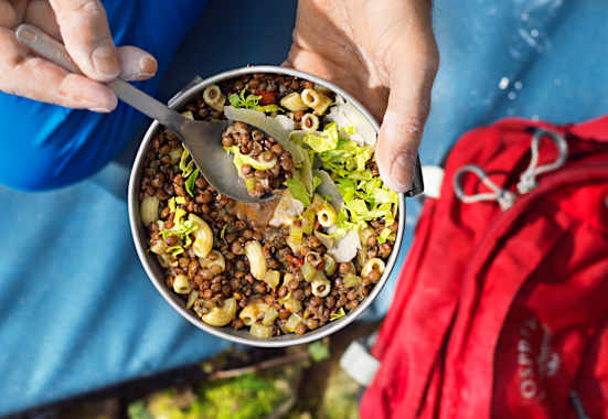 Outdoor-Linseneintopf 