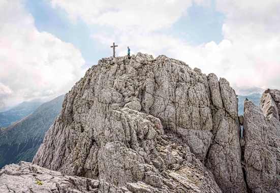 Am Gipfel des Hochkalter