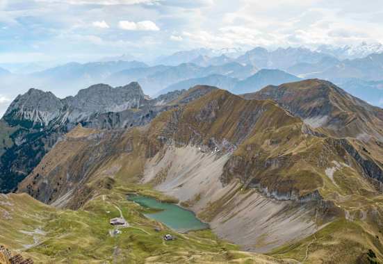 Der Eissee unterhalb des Brienzer Rothorns in der Schrattenfluh