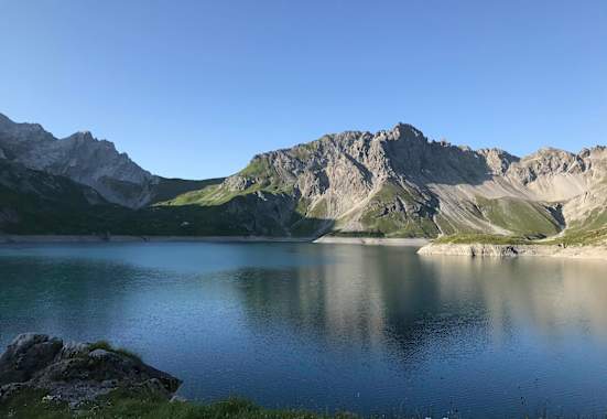 Der Lünersee im Rätikon