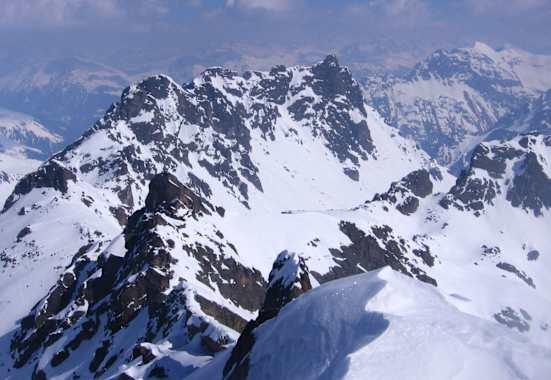 Rätikon in Graubünden: Blick vom Madrisahorn
