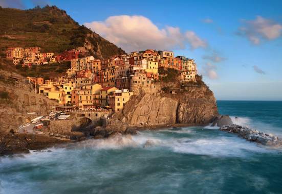 Manarola in der Provinz La Spezia in Ligurien
