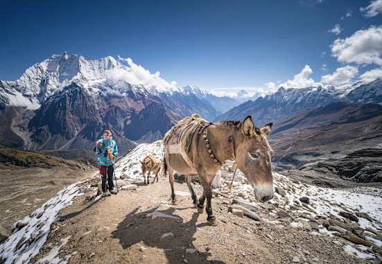 Auf dem Weg ins Manaslu-Basislager