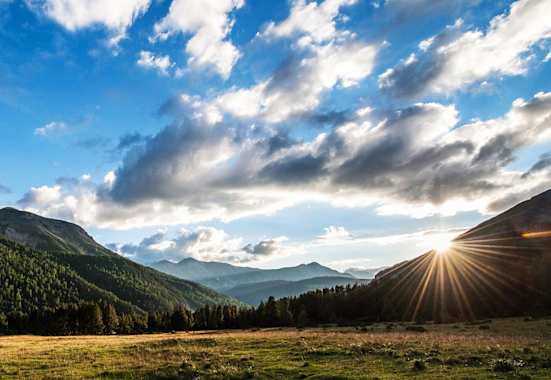Wandern im Schweizerischen Nationalpark im Kanton Graubünden