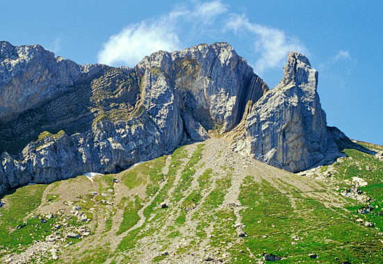 Blick vom Matthorn zum Pilatus in der Schweiz