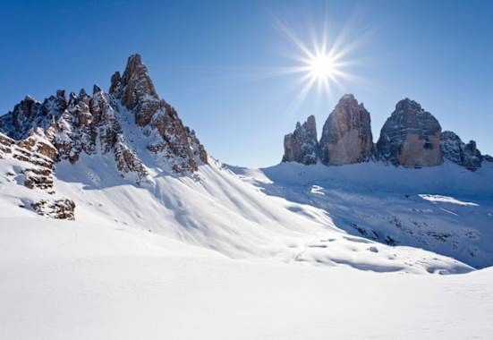 Die Drei Zinnen in den Sextner Dolomiten