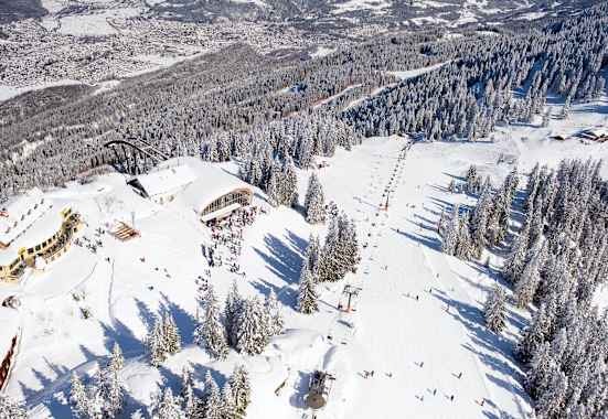 Das Kreuzeckhaus (1.652 m) in Bayern