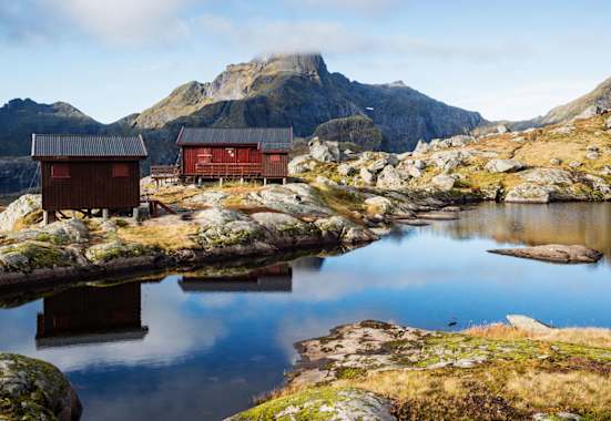 Campen und Klettern auf den Lofoten Norwegen