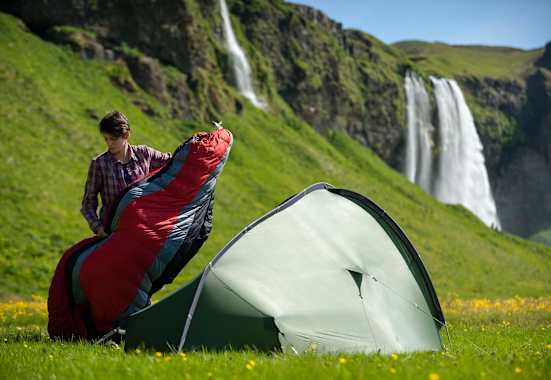 Schlafsack Campen Island