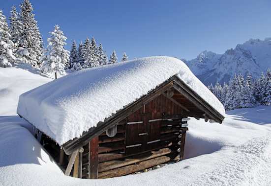 Karwendel Schneehöhe