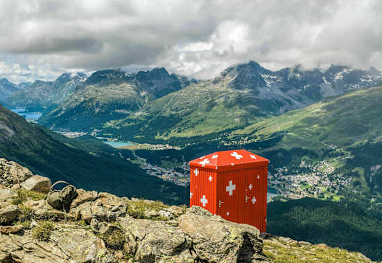 Segantini Hütte Toilette