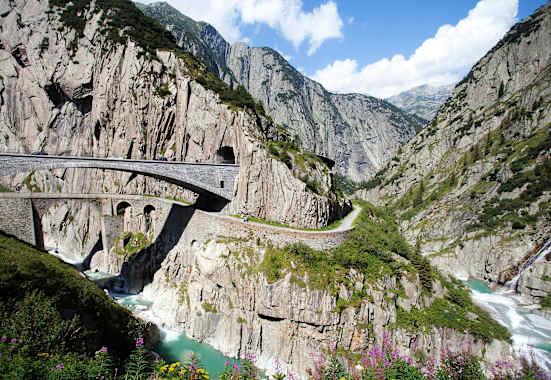 Teufelsbrücke Reuss kanton Uri
