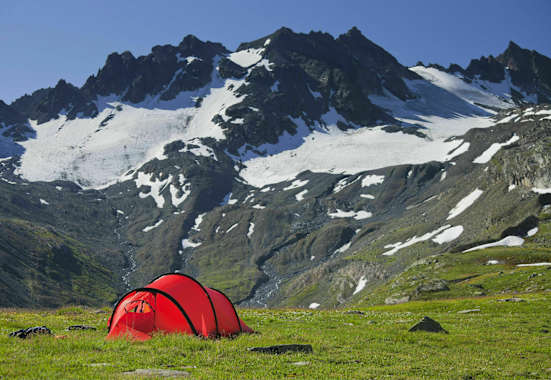 Zelten in den Bergen
