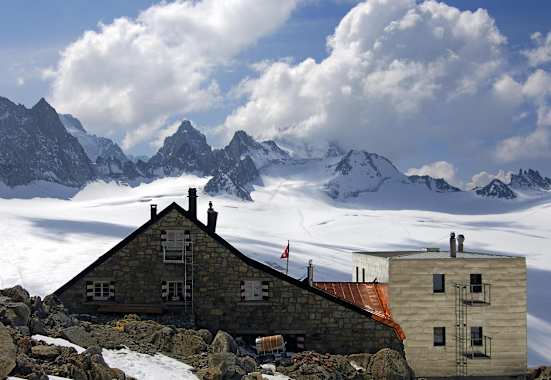 Cabane du Trient Trient-Gletscher