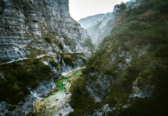 Die Ötschergräben in den Ybbstaler Alpen sind für milde Wintertage ein grandioses Tourenziel