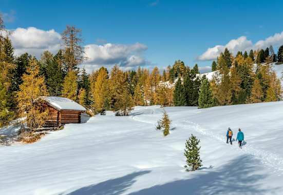 Winterwandern in den Südtiroler Dolomiten, Alta Badia