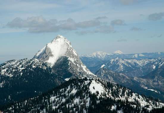 Der Gipfel des Lugauer: Das „Steirische Matterhorn“